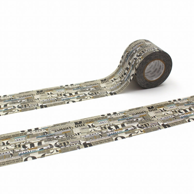 mt for PACK Extra Sticky Masking Tape - English Newspaper Collage MTPACK24