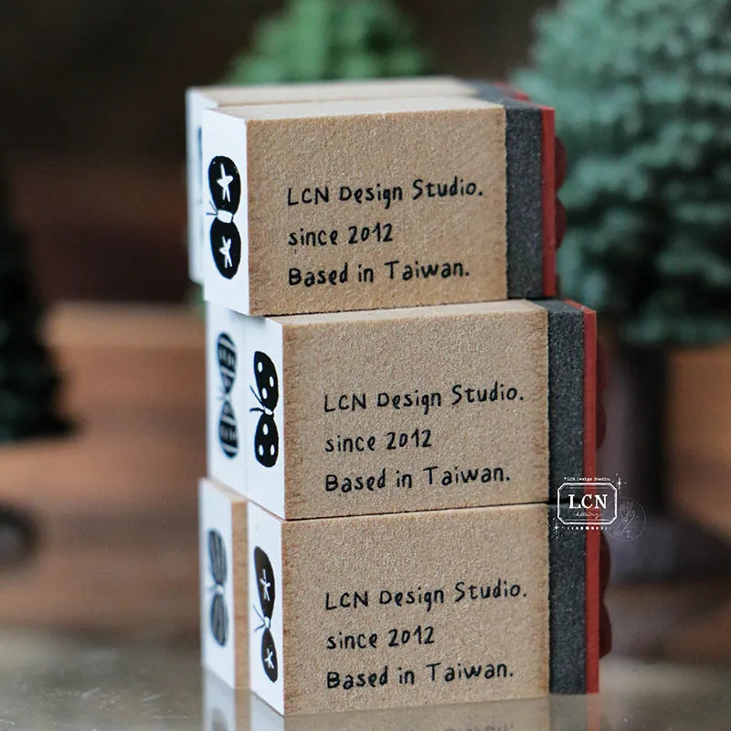 PRE ORDER LCN Rubber Stamp Set - Shell Butterflies