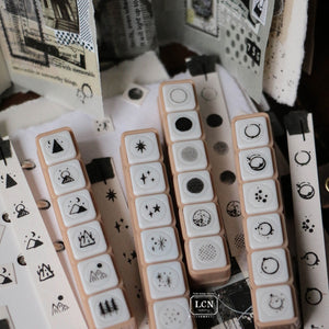 PRE ORDER: LCN Push Button Self-Inking Stamp - Mountain R00146