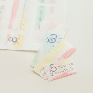 MU Print Sectional Washi Paper Tape - SWT-003 Dream Mark