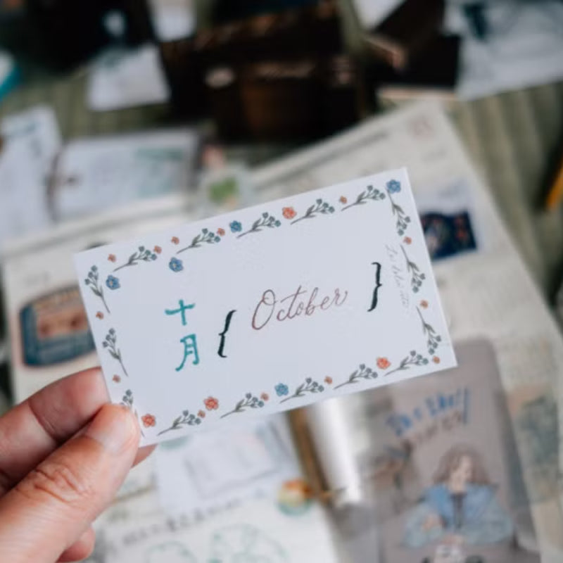 La Dolce Vita Stamp Set - English Months - Sweet Life