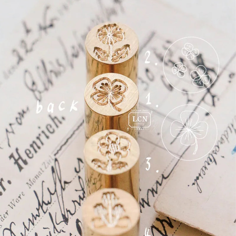 PRE ORDER LCN Mini Wax Seal Set - Hand Drawn Flower 1