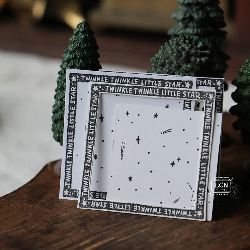 PRE ORDER LCN Rubber Stamp - Twinkle Stars