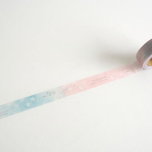 Yohaku Washi Tape - Y-165 Hanagumori (Flower Cloudy)