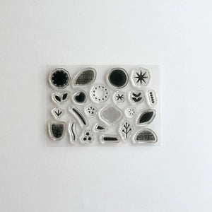Mizushima Pocket Clear Stamp Set - Flowers 02 STJ-P-H02