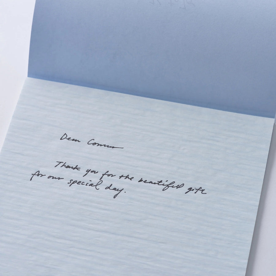 Takeo Paper Dressco Letter Pad - Onionskin Pale Blue