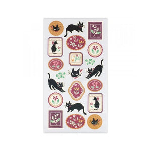 Wanowa Japanese Style Stickers - Black Cat