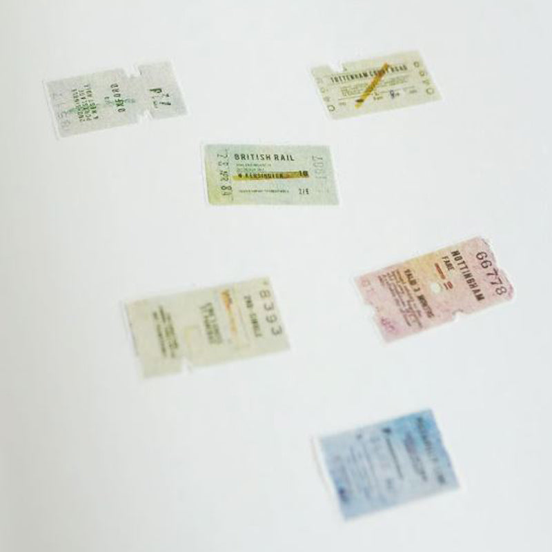 Yohaku Sticker Flakes - F-008 Ticket