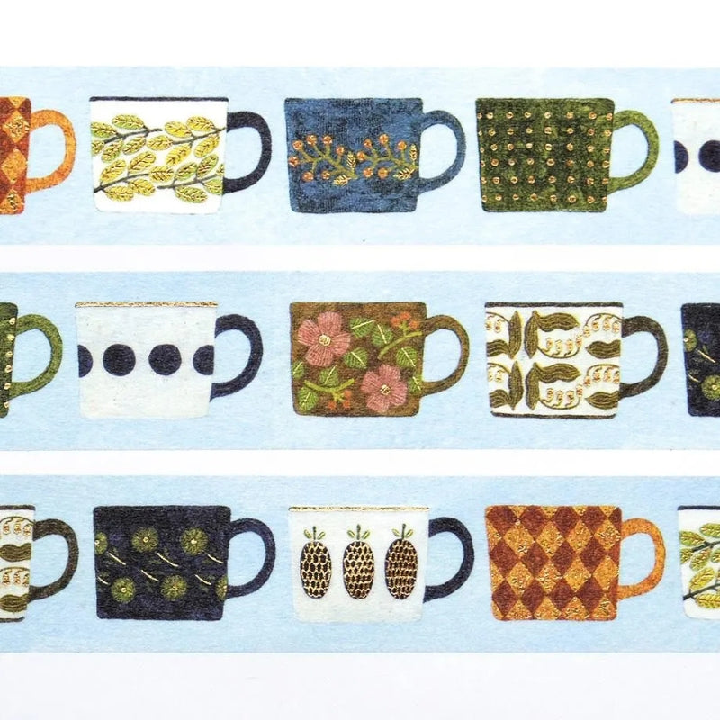 Cozyca Foil Masking Tape - My Favourite Mugs (21-029)
