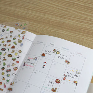 Mind Wave Poko Time Sticker Sheet - Meals 82433