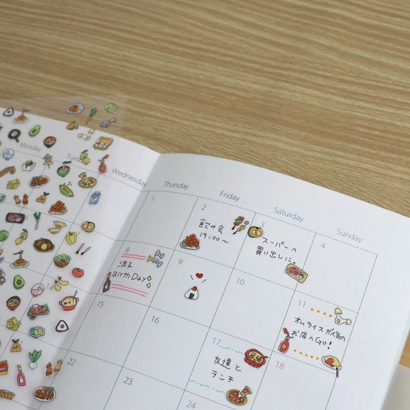 Mind Wave Poko Time Sticker Sheet - Meals 82433