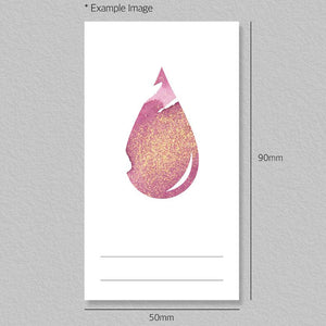 Wearingeul Ink Color Swatch Cards - Ink Drop Swatch