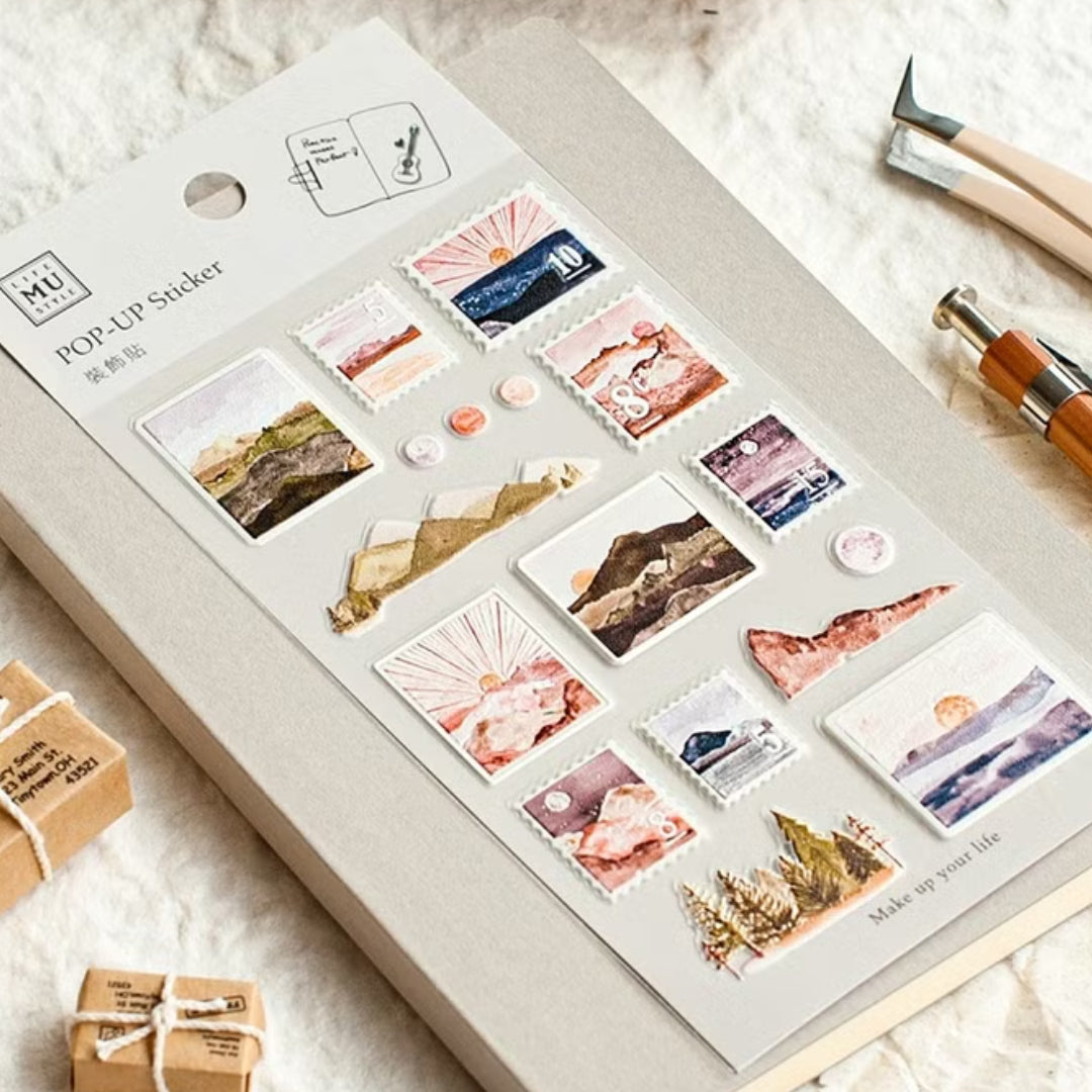 MU Pop Up Raised Sticker - 015