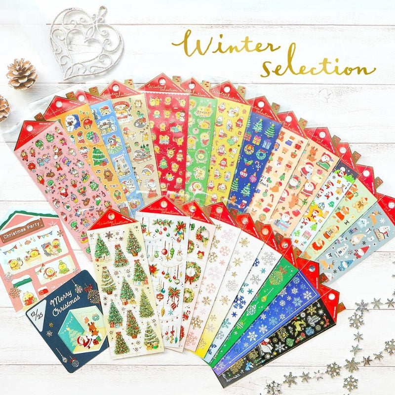 Mind Wave Winter Selection Sticker Sheet - Christmas Bear 82475