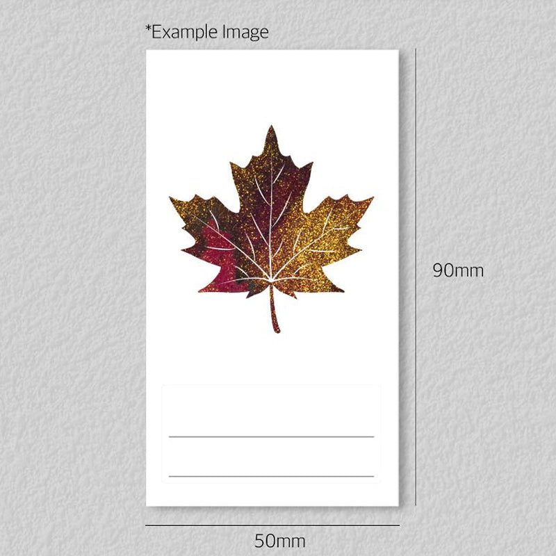 Wearingeul Ink Color Swatch Cards - Maple Leaf