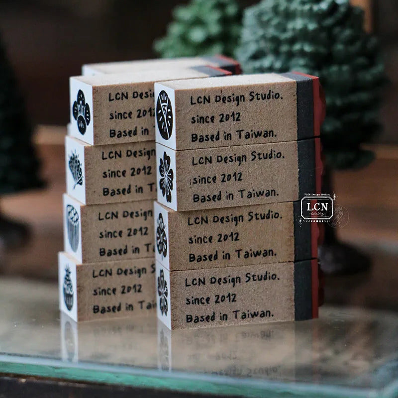 PRE ORDER LCN Rubber Stamp Set - Wagashi Flowers