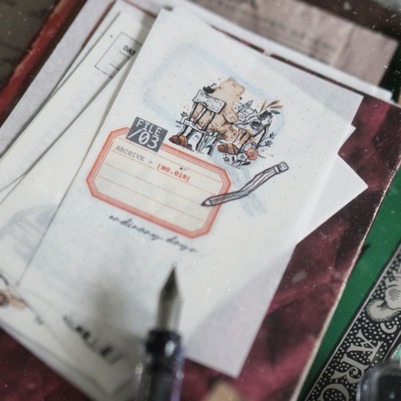 PRE ORDER: Black Milk Project Archive - Loose Memo Sheets - Semi-Transparent Cream Paper