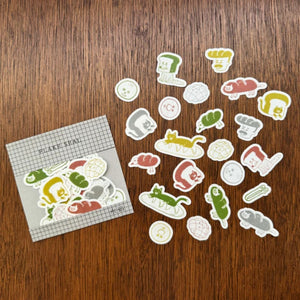 Mizushima x Shibata Keiko Flake Stickers - Bakery FS-NB