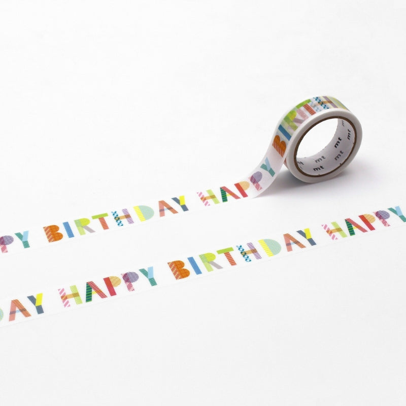 mt ex Washi Tape - Happy Birthday MTEX1P261