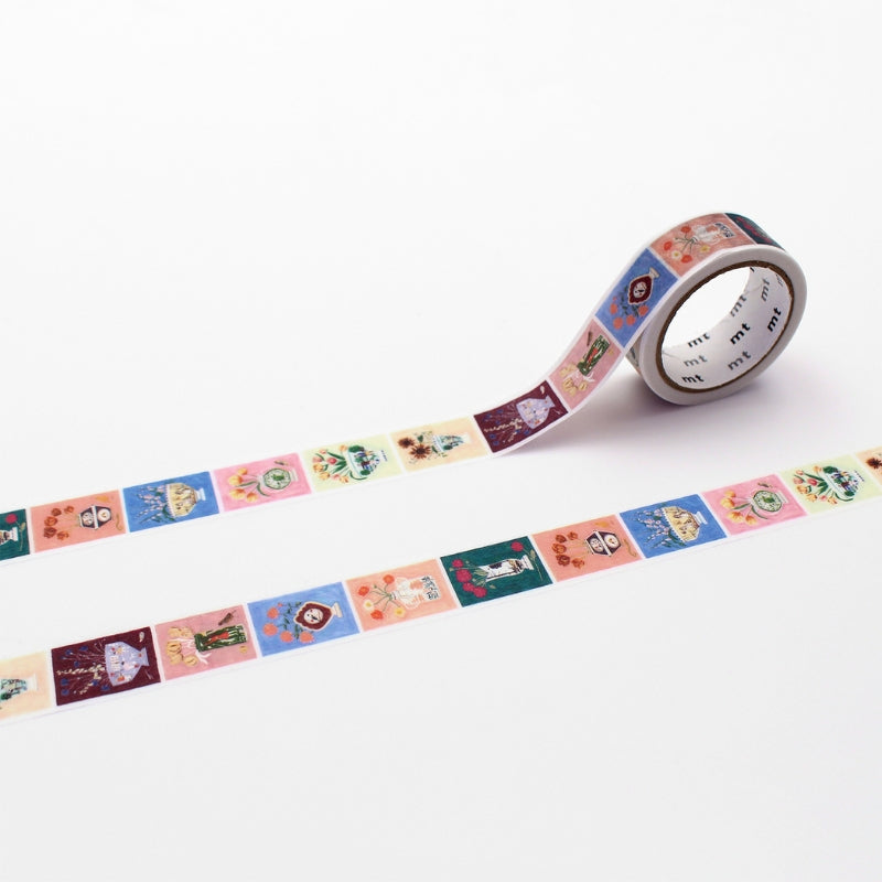 mt x Pollyfern Masking Tape - Polly Fern Flower MTPOLL01