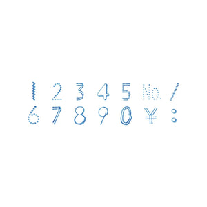 Kori Jirushi Clear Stamp - CLSA26-003 Numbers
