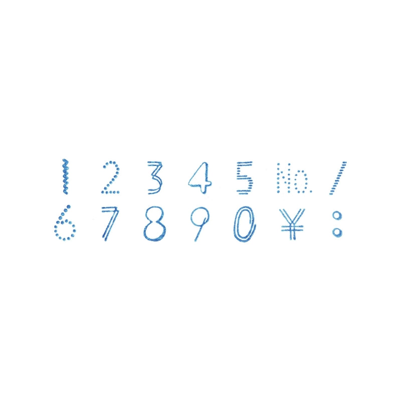 Kori Jirushi Clear Stamp - CLSA26-003 Numbers