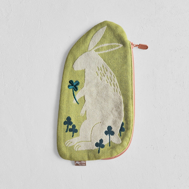 Ships Dec. 18-20: moritaMiW Pen Case - Rabbit Green