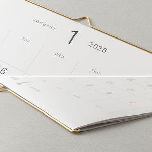 PRE ORDER: Midori 2026 Hanging Wall Calendar