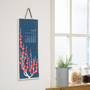 PRE ORDER: Midori 2026 Wall-Hanging Echizen Washi L - Flower
