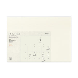 PRE ORDER: Midori 2026 Calendar Folded Wall-Hanging - A3