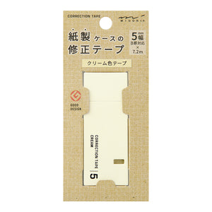 Midori - Correction Tape <5mm> Cream