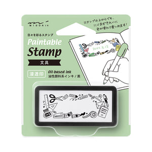 Midori Paintable Half Size Stamp - Stationery