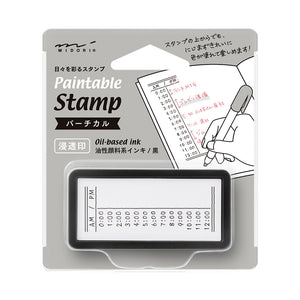 Midori Paintable Half Size Stamp - Vertical