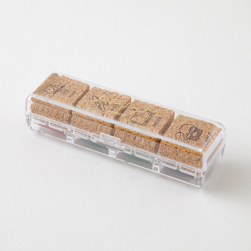 Midori Yuru Log Pre-Inked Paintable Stamp - Daily Life