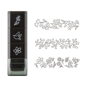 Midori Paintable Stamp Roller - Plant