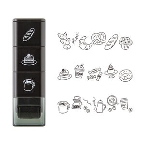 Midori Paintable Stamp Roller - Cafe