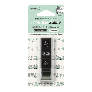 Midori Paintable Stamp Roller - Mountain View
