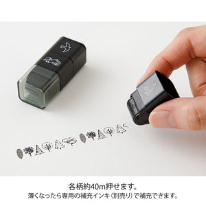 Midori Paintable Stamp Roller - Mountain View