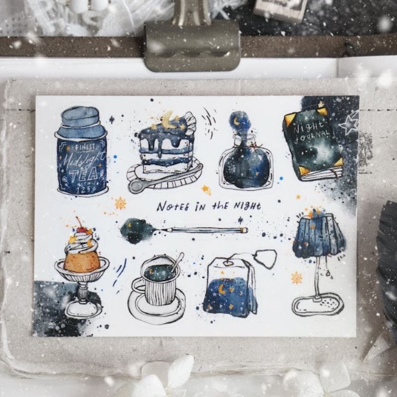 PRE ORDER: BMP Notes in the Night - Mini PET sticker