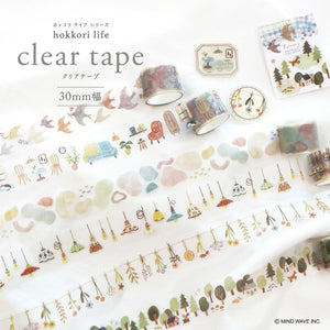 Mind Wave 30mm Clear Tape - 95533 Hokkori Life Garland