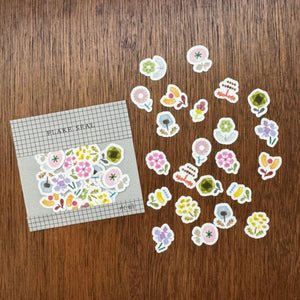 Mizushima Flake Stickers - Flower FS-HA