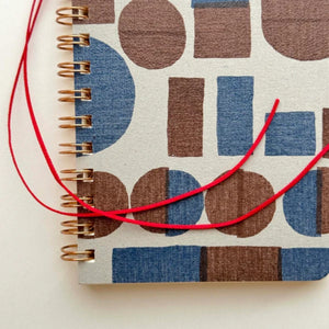 Mizushima Shippo Notebook - Circle and Square NTSP-MS