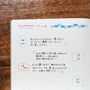 Mizushima LOG Clear Stamp Set - Date / Month 01 STJ-L-M01