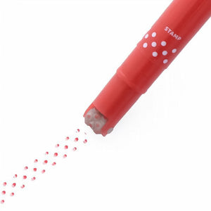 Rodeco Polka Dot Roller Pen - Red