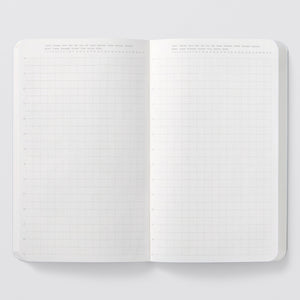 Stalogy 1/2 Year Notebook A6 Slim Grid