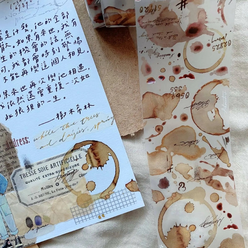 Shiwu Studio × Siyun 7cm Matte PET Tape - Love Cocoa