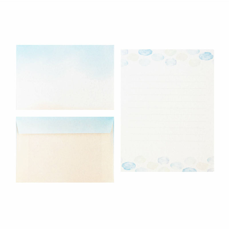 Furukawa Paper Co. Letter Set - Blue Iroirodo