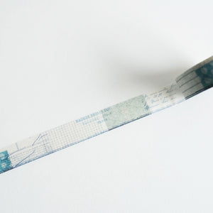 Yohaku Washi Tape - YC-022 CHECK&STRIPE Yukihana