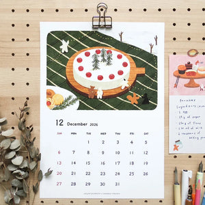 Cozyca x Mariko Fukuoka 2026 Wall Calendar