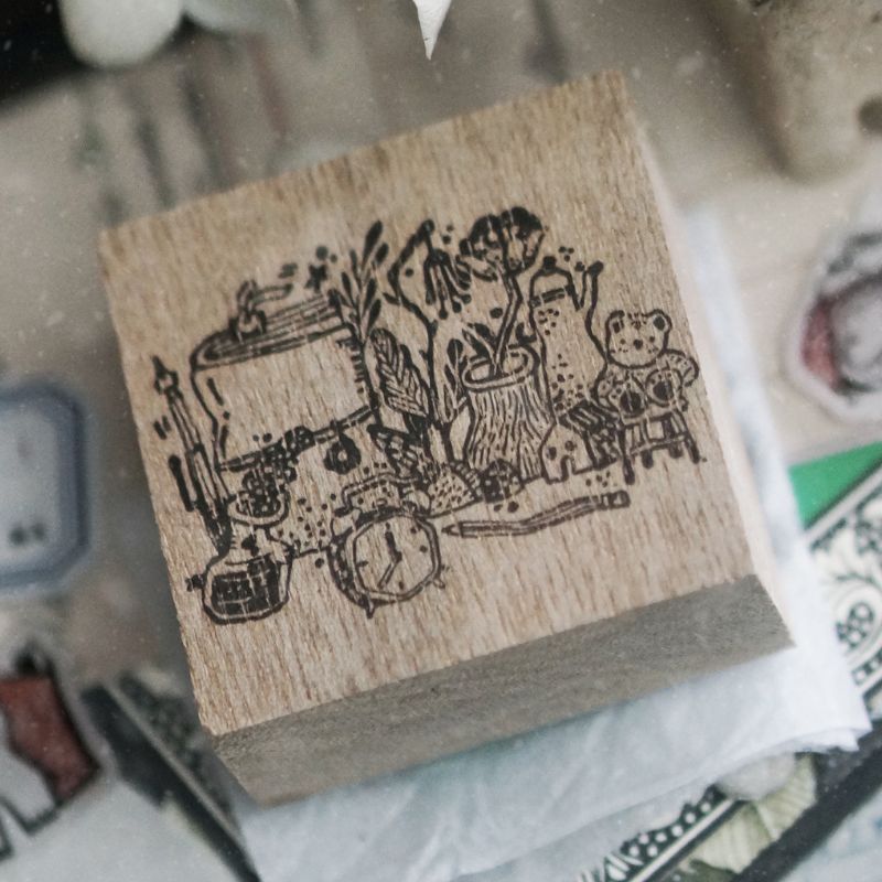 PRE ORDER: Black Milk Project Archive Rubber Stamp L - BMP338 Curious Finds